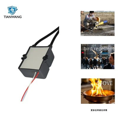 इलेक्ट्रॉनिक बर्ड रिपेलर के लिए डीसी 12 वी से 12 केवी पल्स हाई वोल्टेज बिजली की आपूर्ति